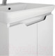 Миниатюра изображения товара Тумба под умывальник Dreja Q Plus (D) / 99.1008 (белый глянец)