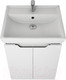 Миниатюра изображения товара Тумба под умывальник Dreja Q Plus (D) / 99.1008 (белый глянец)