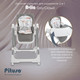 Миниатюра изображения товара Стульчик для кормления Pituso Avila (grey)