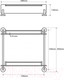 Миниатюра изображения товара Полка для ванной Bemeta Omega 104202122