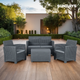 Миниатюра изображения товара Комплект садовой мебели Sundays Tonga 1806136B (Black)