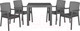 Миниатюра изображения товара Комплект садовой мебели Sundays Loreto 043A+080 (Black)