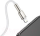 Миниатюра изображения товара Кабель Baseus Lightning - USB2.0 / CALJK-A02 (1м, белый)
