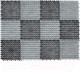 Миниатюра изображения товара Коврик грязезащитный SunStep Травка 36x47 / 71-001 (черно-серый)