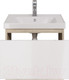 Миниатюра изображения товара Тумба под умывальник Dreja Perfecto 60 / 99.0811 (дуб эврика/белый глянец)