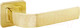 Миниатюра изображения товара Ручка дверная Аллюр Арт Денио 2276 SB/PB (матовое золото/золото)