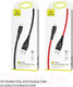 Миниатюра изображения товара Кабель Usams U41 USB2.0 AM - Lightning / SJ394USB01 (2м, черный)