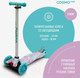 Миниатюра изображения товара Самокат городской CosmoRide Funny S910W (цветы)