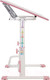 Миниатюра изображения товара Парта+стул Polini Kids Simple / 0002441.69 (белый/розовый)