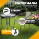 Миниатюра изображения товара Комплект садовой мебели Sundays LUC-TA21 (Grey)