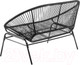 Миниатюра изображения товара Комплект садовой мебели Sundays LUC-TA04-2 (Black)