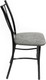 Миниатюра изображения товара Стул ВВР Трилогия (черный/рогожка серый)