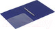 Миниатюра изображения товара Папка для бумаг Brauberg Диагональ / 221352 (темно-синий)