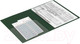 Миниатюра изображения товара Папка для бумаг Brauberg Диагональ / 221354 (темно-зеленый)