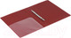 Миниатюра изображения товара Папка для бумаг Brauberg Диагональ / 221355 (темно-красный)