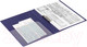 Миниатюра изображения товара Папка для бумаг Brauberg Диагональ / 221357 (темно-синий)
