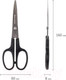 Миниатюра изображения товара Ножницы канцелярские Brauberg Standard / 237095