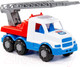 Миниатюра изображения товара Самосвал игрушечный Полесье Гоша пожарная спецмашина / 90416 (белый/синий)