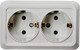 Миниатюра изображения товара Розетка INhome Bolleto 7128 / 4680005959839 (белый)