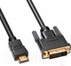 Миниатюра изображения товара Кабель Buro HDMI-19M-DVI-D-1.8M (1.8м, черный)