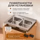 Миниатюра изображения товара Мойка кухонная РМС MG6-8060-2
