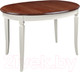 Миниатюра изображения товара Обеденный стол ТехКомПро Азалия 1250 / 121267 (бук/тон орех/тон подстолья 1/ножка 12)