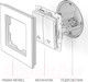 Миниатюра изображения товара Выключатель Werkel W1124508 / a051607 (черный)
