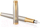 Миниатюра изображения товара Ручка перьевая имиджевая Parker IM Premium Warm Grey Chiselled GT 1931684