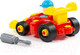 Миниатюра изображения товара Игрушка-конструктор Полесье Транспорт Автомобиль гоночный / 77127 (22эл)