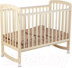 Миниатюра изображения товара Детская кроватка Polini Kids Simple 304 / 0003109-03 (бежевый)