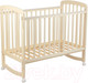 Миниатюра изображения товара Детская кроватка Polini Kids Simple 304 / 0003109-03 (бежевый)