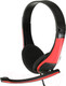 Миниатюра изображения товара Наушники-гарнитура Оклик HS-M150 (черный/красный)