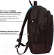 Миниатюра изображения товара Рюкзак Brauberg 224734 (черный/синий)