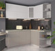 Миниатюра изображения товара Кухонный гарнитур Интерлиния Мила Матте 1.5x1.9 А правая (белый/луна/опал светлый)