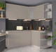 Миниатюра изображения товара Кухонный гарнитур Интерлиния Мила Матте 1.5x1.9 А правая (луна/луна/травертин серый)