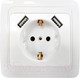 Миниатюра изображения товара Розетка INhome Classico 2047 / 4690612035246 (белый)
