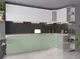 Миниатюра изображения товара Кухонный гарнитур Interline Мила Матте 1.5x3.0 А правая (белый/мята/опал светлый)