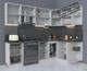 Миниатюра изображения товара Кухонный гарнитур Interline Мила Матте 1.5x2.5 Б правая (белый/белый/опал светлый)