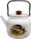 Миниатюра изображения товара Чайник Лысьвенские эмали Грибная поляна 27134АП2 2713П2/4