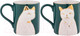Миниатюра изображения товара Набор кружек Lefard Animal World. Кошка / 151-204 (зеленый)