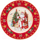 Миниатюра изображения товара Тарелка столовая обеденная Lefard Дед Мороз / 85-1720 (красный)