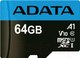 Миниатюра изображения товара Карта памяти A-data Premier microSDXC 64GB + адаптер (AUSDX64GUICL10A1-RA1)