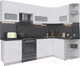 Миниатюра изображения товара Кухонный гарнитур Интерлиния Мила Матте 1.5x2.6 Б правая (белый/белый/кастилло темный)