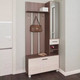 Миниатюра изображения товара Секция в прихожую Стендмебель Сорренто (ясень шимо светлый/ясень шимо темный)