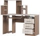 Миниатюра изображения товара Компьютерный стол Стендмебель №1 (ясень шимо светлый/ясень шимо темный)
