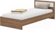 Миниатюра изображения товара Односпальная кровать Стендмебель Гармония КР-603 90 (ясень шимо светлый/ясень шимо темный)