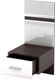 Миниатюра изображения товара Прикроватная тумба Стендмебель Вегас ТБ 2 (белый глянец/венге)