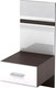 Миниатюра изображения товара Прикроватная тумба Стендмебель Вегас ТБ 2 (белый глянец/венге)