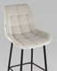 Миниатюра изображения товара Стул барный Stool Group Флекс / AV 405-N02-08(B) (велюр бежевый)