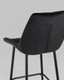 Миниатюра изображения товара Стул барный Stool Group Флекс / AV 405-N28-08(B) (велюр черный)